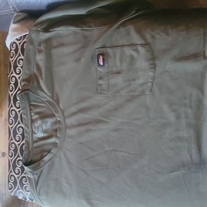 Mens dickies 2xl green shirt